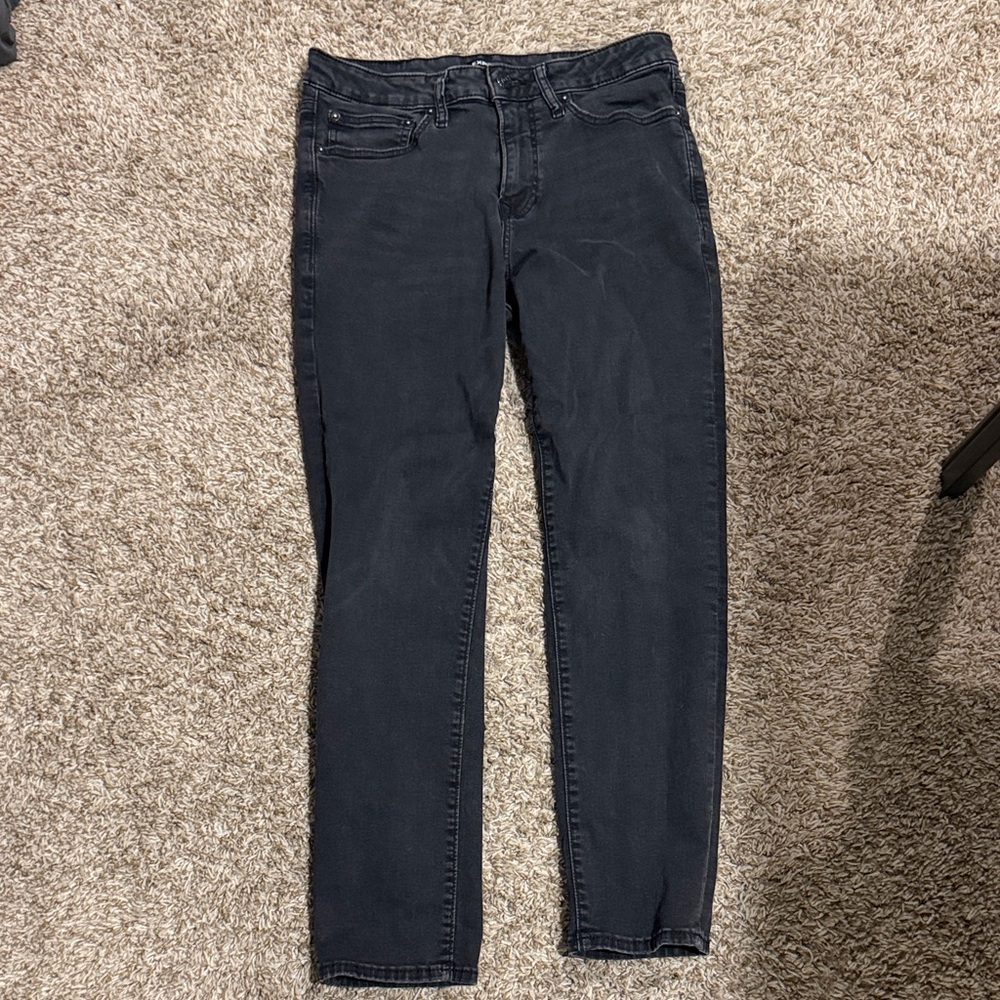 Express Men's Dark Gray Slim Jeans (Size 32/30)